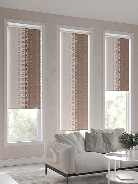 Рулонная штора Ранфрик - 130 - ширина 47 см - фото 6