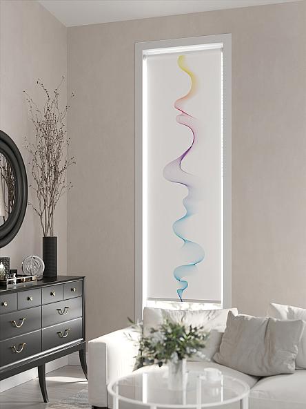 Рулонная штора Ранфрик - 138 - ширина 47 см - фото 3