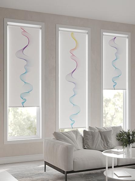 Рулонная штора Ранфрик - 138 - ширина 47 см - фото 6