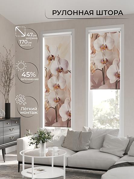 Рулонная штора Ранфрик - 141 - ширина 47 см - фото 2