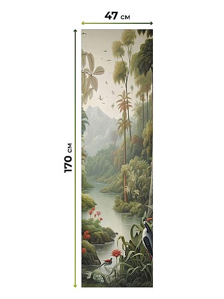 Рулонная штора Ранфрик - 143 - ширина 47 см - фото 5