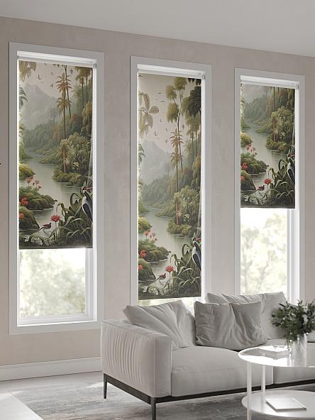 Рулонная штора Ранфрик - 143 - ширина 47 см - фото 6