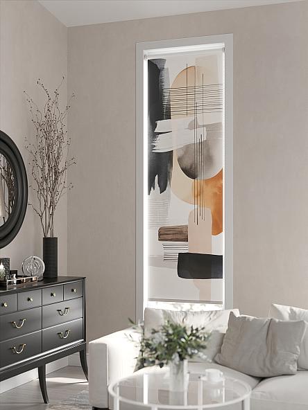 Рулонная штора Ранфрик - 144 - ширина 47 см - фото 3