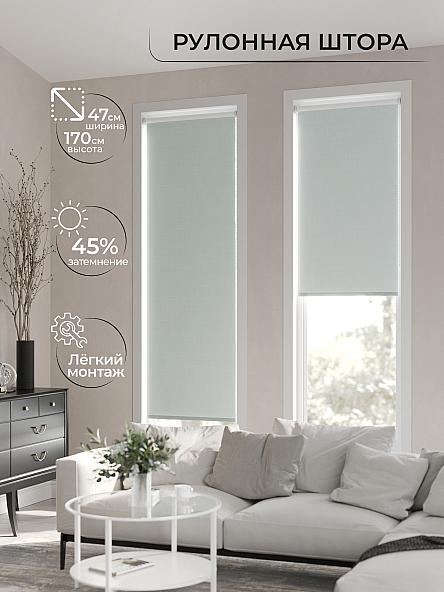Рулонная штора Ранфрик - 200 - ширина 47 см - фото 2