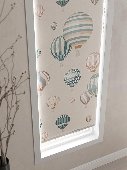 Рулонная штора для кухни для детской Лимкис - 40 - ширина 52 см - фото 4