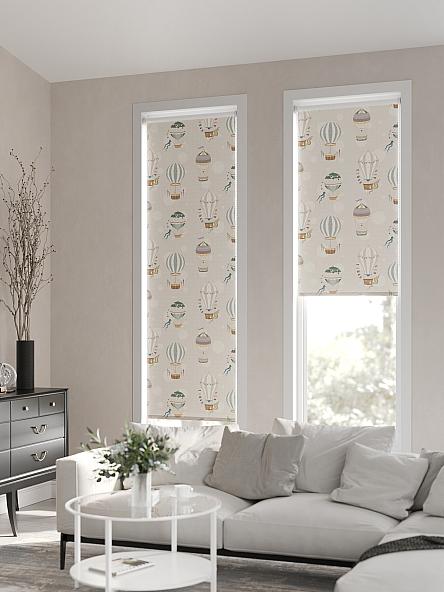 Рулонная штора для кухни для детской Лимкис - 43 - ширина 52 см