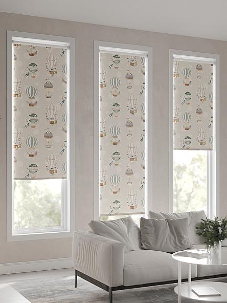 Рулонная штора для кухни для детской Лимкис - 43 - ширина 52 см - фото 6