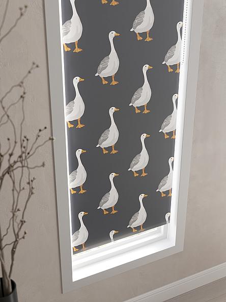 Рулонная штора для кухни для детской Лимкис - 56 - ширина 52 см - фото 4