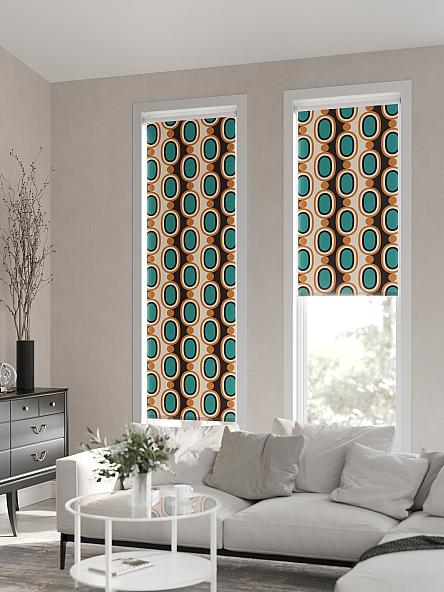 Рулонная штора для кухни для детской Лимкис - 58 - ширина 52 см