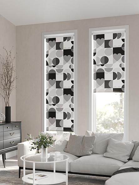 Рулонная штора для кухни для детской Лимкис - 59 - ширина 52 см