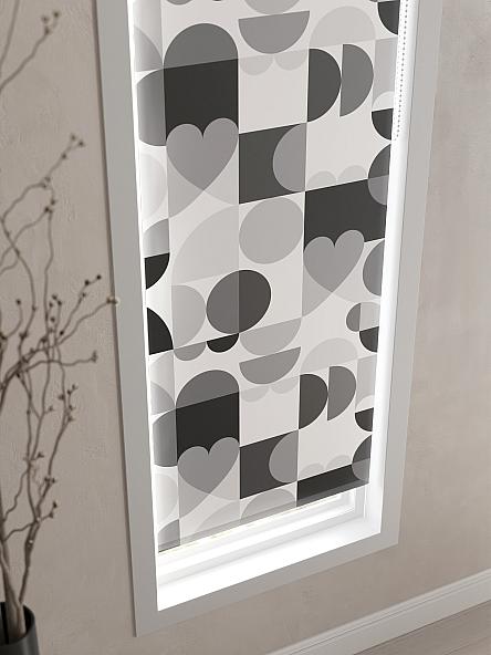 Рулонная штора для кухни для детской Лимкис - 59 - ширина 52 см - фото 4