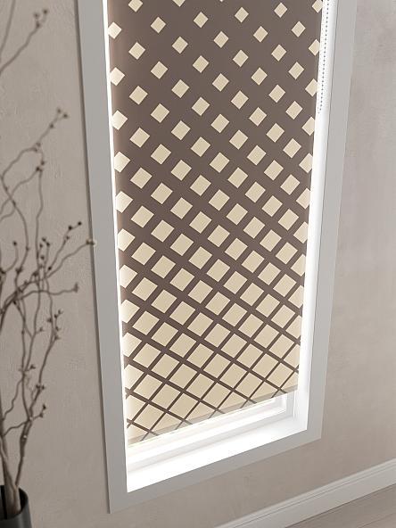 Рулонная штора для кухни для детской Лимкис - 61 - ширина 52 см - фото 4