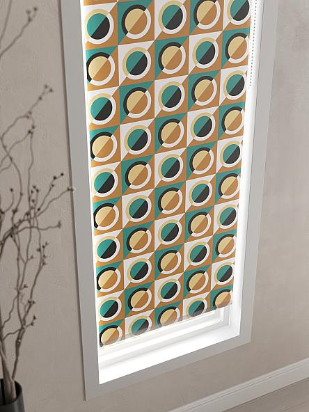 Рулонная штора для кухни для детской Лимкис - 63 - ширина 52 см - фото 4