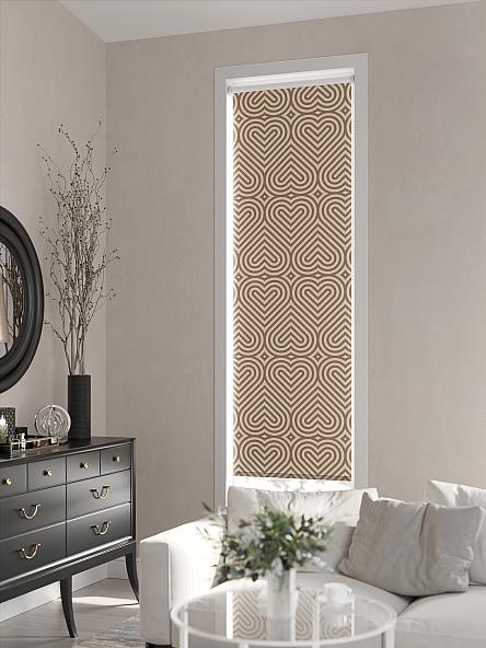 Рулонная штора для кухни для детской Лимкис - 67 - ширина 52 см - фото 3