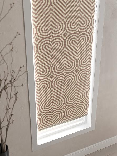 Рулонная штора для кухни для детской Лимкис - 67 - ширина 52 см - фото 4