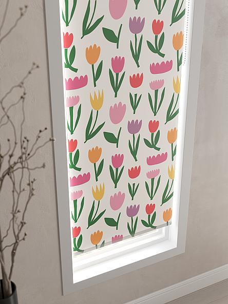 Рулонная штора для кухни для детской Лимкис - 70 - ширина 52 см - фото 4