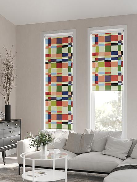 Рулонная штора для кухни для детской Лимкис - 72 - ширина 52 см