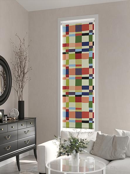 Рулонная штора для кухни для детской Лимкис - 72 - ширина 52 см - фото 3