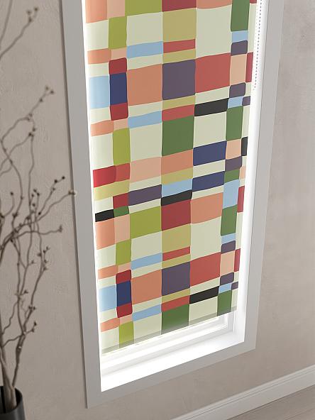 Рулонная штора для кухни для детской Лимкис - 72 - ширина 52 см - фото 4