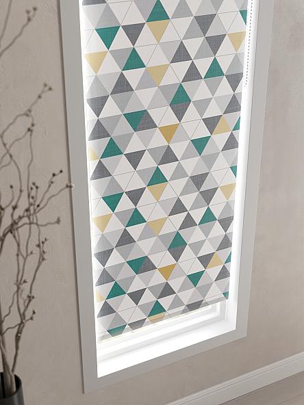 Рулонная штора для кухни для детской Лимкис - 73 - ширина 52 см - фото 4