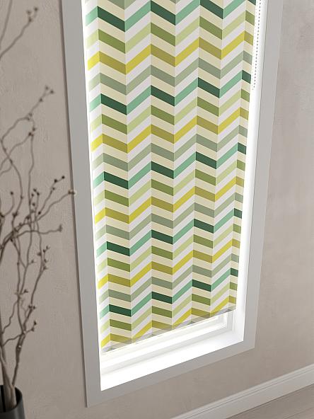 Рулонная штора для кухни для детской Лимкис - 76 - ширина 52 см - фото 4