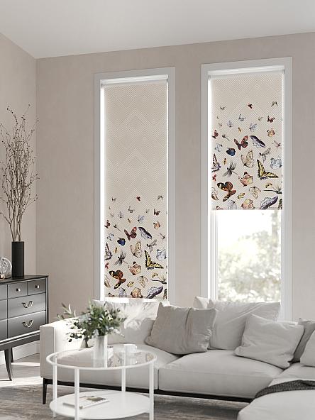 Рулонная штора для кухни для детской Лимкис - 79 - ширина 52 см