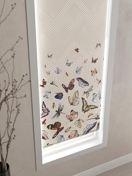 Рулонная штора для кухни для детской Лимкис - 79 - ширина 52 см - фото 4