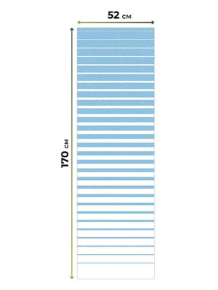 Рулонная штора для кухни для детской Лимкис - 85 - ширина 52 см - фото 5