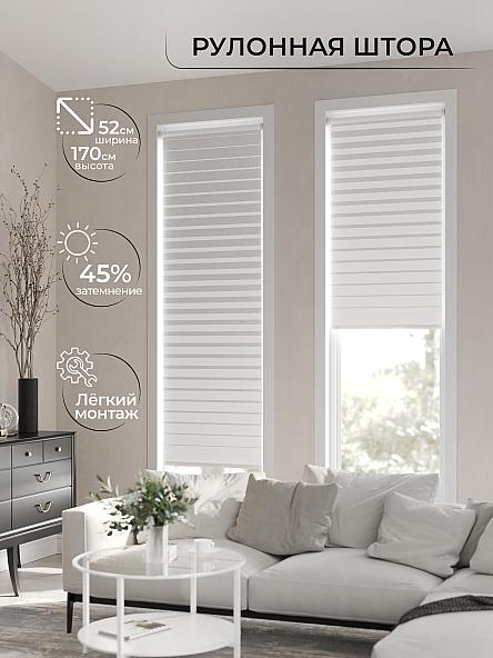 Рулонная штора для кухни для детской Лимкис - 87 - ширина 52 см - фото 2