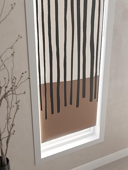 Рулонная штора для кухни для детской Лимкис - 89 - ширина 52 см - фото 4