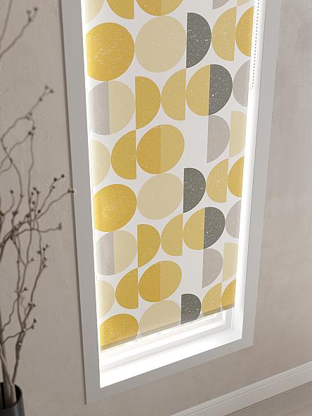 Рулонная штора для кухни для детской Лимкис - 101 - ширина 52 см - фото 4