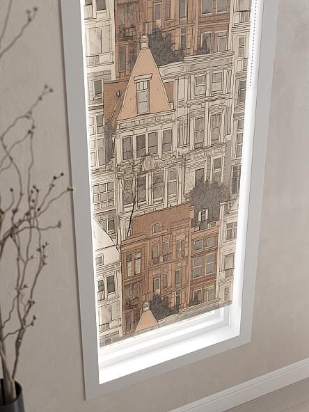 Рулонная штора для кухни для детской Лимкис - 103 - ширина 52 см - фото 4