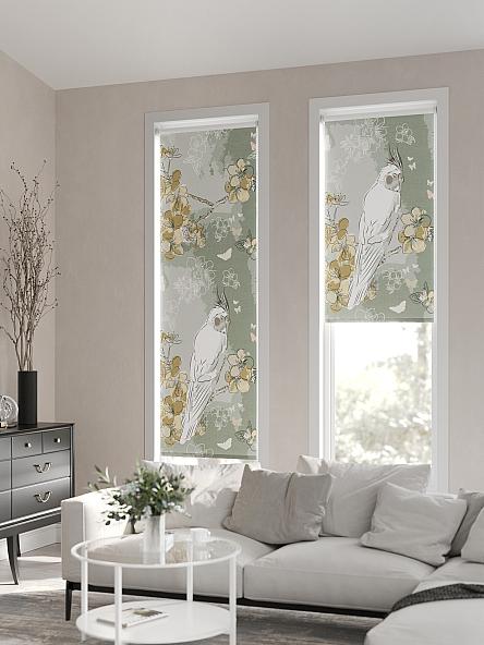 Рулонная штора для кухни для детской Лимкис - 107 - ширина 52 см