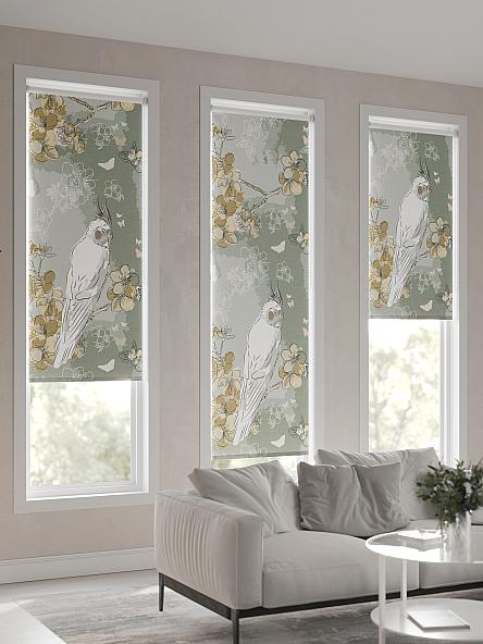 Рулонная штора для кухни для детской Лимкис - 107 - ширина 52 см - фото 6