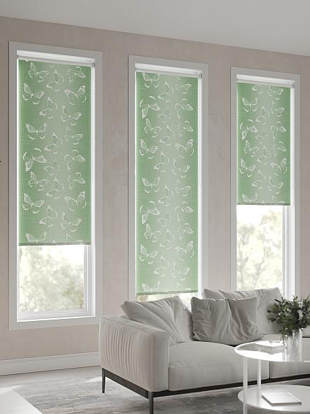 Рулонная штора для кухни для детской Лимкис - 115 - ширина 52 см - фото 6