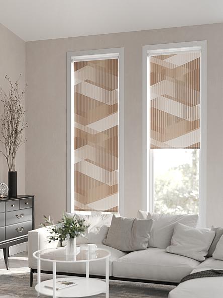 Рулонная штора для кухни для детской Лимкис - 121 - ширина 52 см