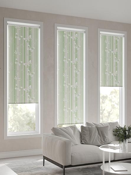 Рулонная штора для кухни для детской Лимкис - 122 - ширина 52 см - фото 6