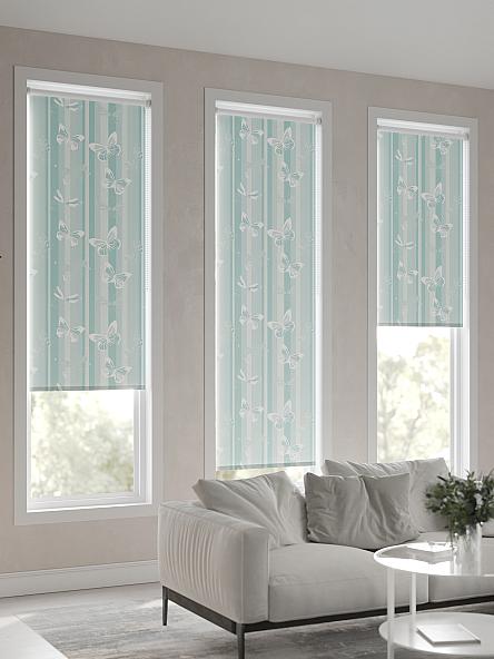 Рулонная штора для кухни для детской Лимкис - 123 - ширина 52 см - фото 6