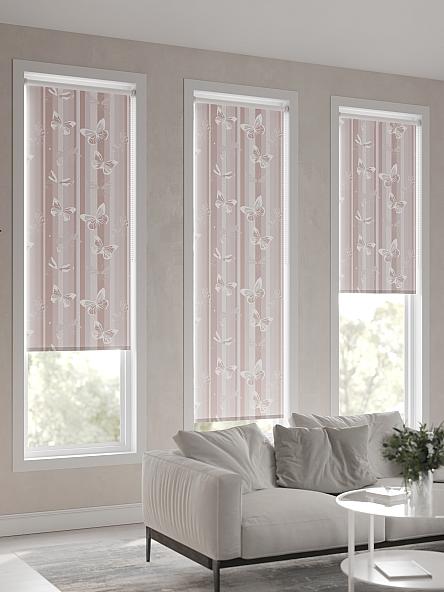 Рулонная штора для кухни для детской Лимкис - 124 - ширина 52 см - фото 6