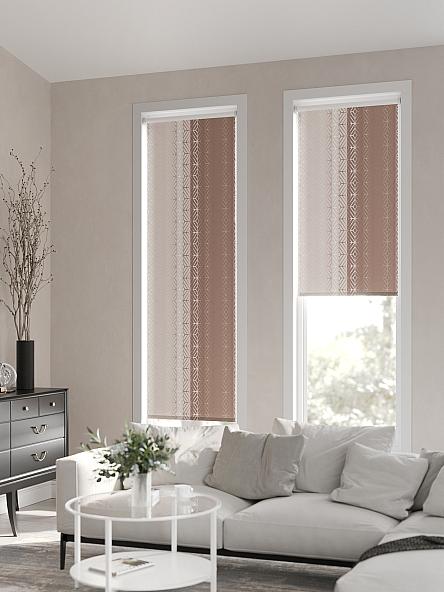 Рулонная штора для кухни для детской Лимкис - 130 - ширина 52 см