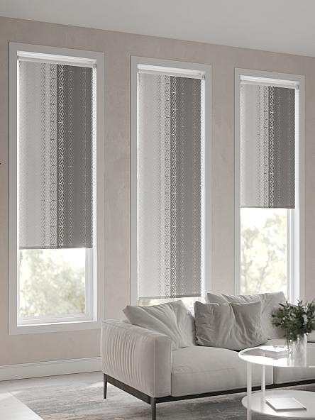 Рулонная штора для кухни для детской Лимкис - 131 - ширина 52 см - фото 6