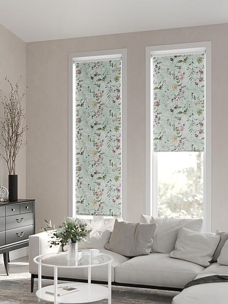 Рулонная штора для кухни для детской Лимкис - 132 - ширина 52 см