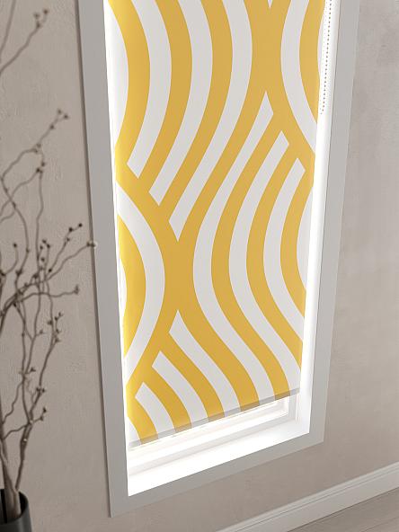 Рулонная штора для кухни для детской Лимкис - 135 - ширина 52 см - фото 4