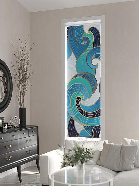 Рулонная штора для кухни для детской Лимкис - 136 - ширина 52 см - фото 3