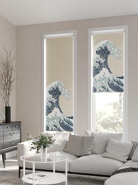 Рулонная штора для кухни для детской Лимкис - 137 - ширина 52 см