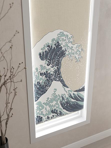 Рулонная штора для кухни для детской Лимкис - 137 - ширина 52 см - фото 4