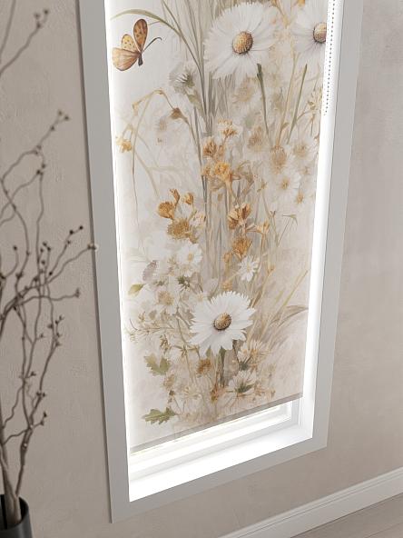 Рулонная штора для кухни для детской Лимкис - 139 - ширина 52 см - фото 4