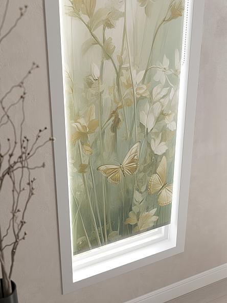 Рулонная штора для кухни для детской Лимкис - 140 - ширина 52 см - фото 4