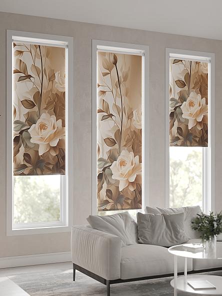 Рулонная штора для кухни для детской Лимкис - 142 - ширина 52 см - фото 6