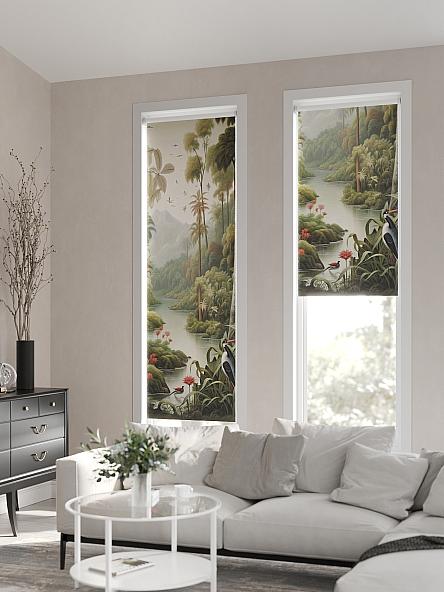 Рулонная штора для кухни для детской Лимкис - 143 - ширина 52 см